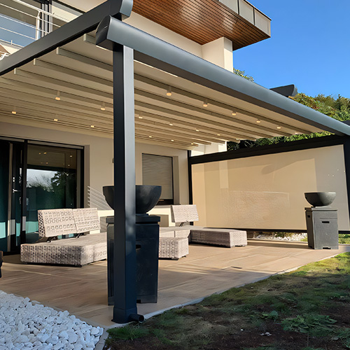 Photo of PVC Retractable Roof Pergola